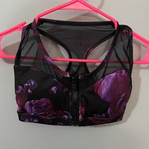 Popflex Zip-Up Sports Bra
